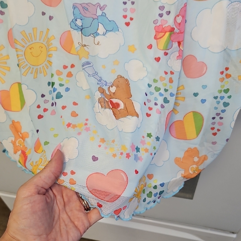 NWT 3X Colorful Care Bears Cartoon Print Dress - Picture 5 of 8